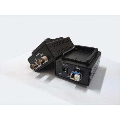 廣電專用單路超高清4K-SDI視頻光端機(jī)，延長(zhǎng)器，12G傳輸