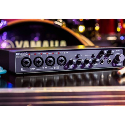 YAMAHA/雅馬哈 UR44C專業(yè)錄音編曲混音直播配音K歌外置usb3.0聲卡