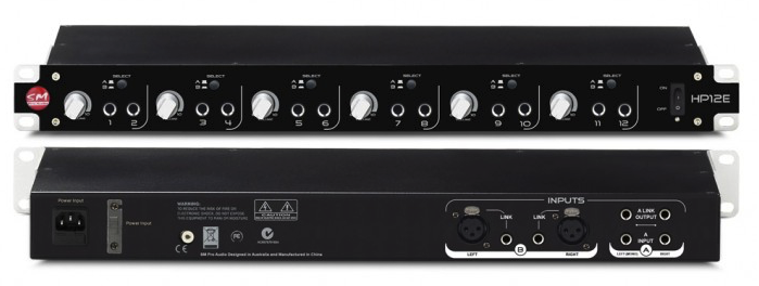 SMProAudioHP12E12通道耳機(jī)放大器耳機(jī)分配器