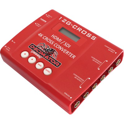 紅蜘蛛12G-CROSS高清4K SDI (12G/6G/3G/HD/SD) SDI 轉(zhuǎn) HDMI 轉(zhuǎn)換器 ,HDMI轉(zhuǎn)SDI轉(zhuǎn)換器